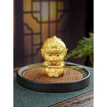 茶寵可養變色熱水孫悟空禪意禮物裝飾品茶桌茶玩茶臺擺件茶具配件
