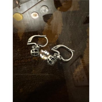 獨鉆小精致維多利亞古董設計通體925銀耳環復古做舊耳飾銀耳環