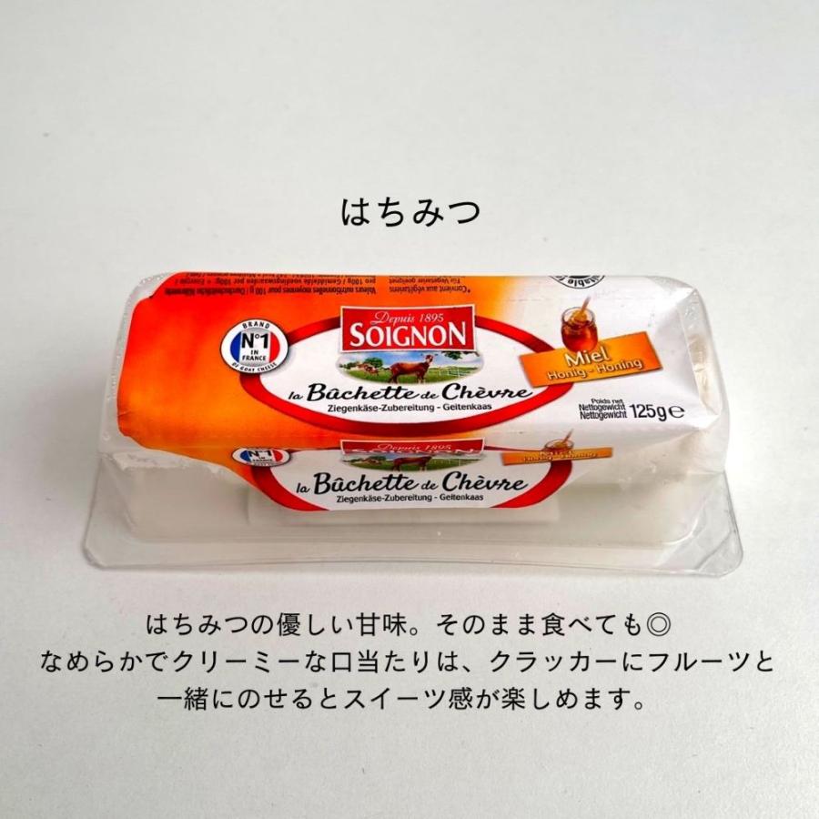 ソワニヨン ブシェット シェーブル 125g ナチュラルチーズ フランス産 シェーブルチーズ 山羊乳 チーズ プレーン はちみつ ガーリック ハーブ