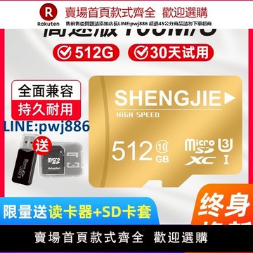 【公司貨 超低價】高速手機內存卡512g行車記錄儀專用SD卡256G攝像監控通用TF卡128G【注意！訂單滿299出貨！】