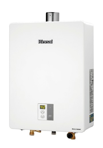 Rinnai林內 屋內強制排氣  數位恆溫 13L 熱水器 MUA-C1300WF 天然/液化 合格瓦斯承裝業 免費基本安裝（離島及偏遠鄉鎮另計）【領券滿額再折千7/31止】