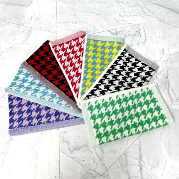 LIFE 來福牌 來福千鳥格緹花方巾  千鳥格緹花  3條