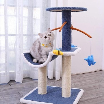貓跳臺 貓爬架貓窩貓樹一體貓抓住貓抓板貓架子貓樹小型跳臺貓咪攀爬