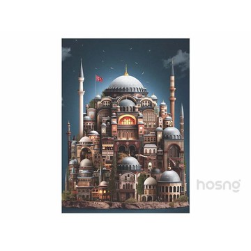 伊斯坦堡聖索菲亞∕AI城市系列_拼圖_1000片