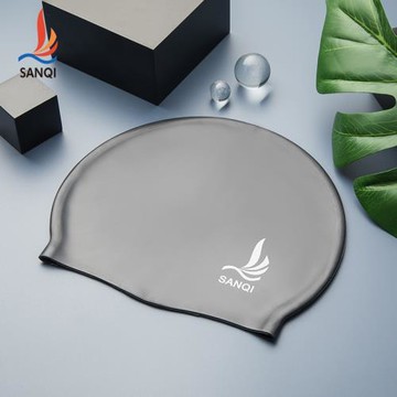 三奇專業運動通用護耳硅膠泳帽