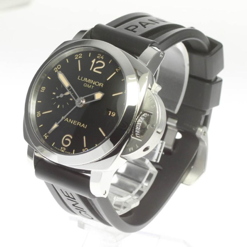 ☆良品☆箱・保証書付き【PANERAI】パネライ ルミノール GMT PAM00531 ...