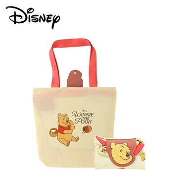 【日本正版】小熊維尼 雙層保冷 摺疊購物袋 環保袋 保冷袋 保冷提袋 保溫袋 維尼 Winnie 迪士尼 Disney - 793788