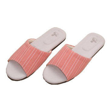 【維諾妮卡】抑菌防霉 歐風抗菌乳膠室內拖鞋-粉色