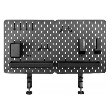 AIDATA 愛得他 桌夾式雙拼洞洞板 DO-3072-BK-AID  黑色  2個