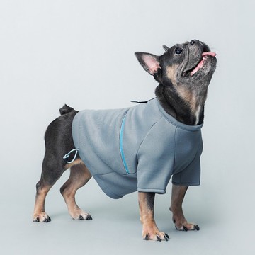 seed / indra 衛衣 灰藍色