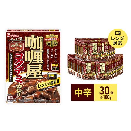 ふるさと納税 カレー レトルト カリー屋コクデミカレー 中辛 180g×30食 ハウス食品 カリー屋カレー レトルトカレー レトルト食品 デミグラ.. 静岡県袋井市