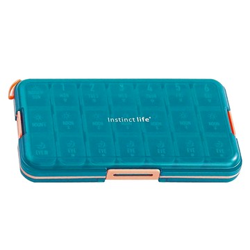 日式大容量獨立分裝式21格-藍色  1個