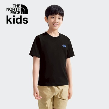 【1/7 12點快閃價】兒童黑色純棉趣味印花短袖T恤｜8DCSJK3