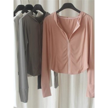 防曬衣夏季2025新款寬松冰絲透氣薄款開衫百搭連帽防曬服上衣外套