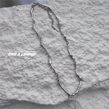 CHEALIMPID/.不規則簡約輕奢鏈條百搭小眾設計高級感男冷淡風項鏈