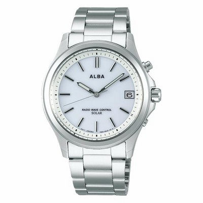 国内正規品 SEIKO ALBA AEFY504 ソーラー電波時計 10気圧防水 日付つき 