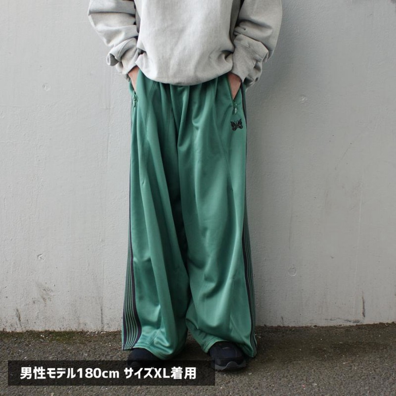 新品 ニードルズ NEEDLES H.D. Track Pant Poly Smooth ヒザデル トラックパンツ EMERALD エメラルド  249000742025 パンツ | LINEショッピング