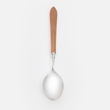 查莉楓木不鏽鋼餐匙21.3cm 銀