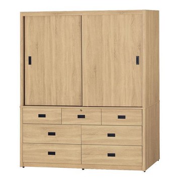 【MUNA】 565型北原橡木色5X7尺衣櫥/衣櫃