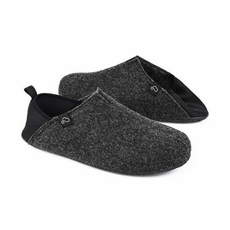 Hometop ルームシューズ メンズスリッパ 携帯スリッパ 保温 防風 軽量 滑り止め 静音 洗える 室内 オフィス オールシーズン 26 5cm ブラック 通販 Lineポイント最大0 5 Get Lineショッピング