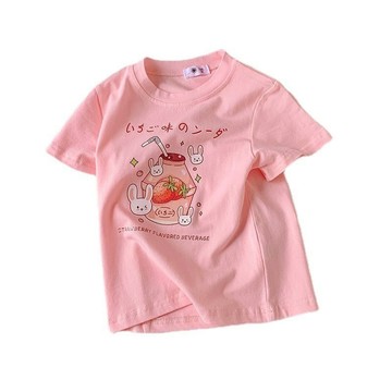 今天買明天到】童裝恤短袖兒童半袖女童韓版寶寶上衣洋氣潮2026男童夏裝 L-73 C9UQ