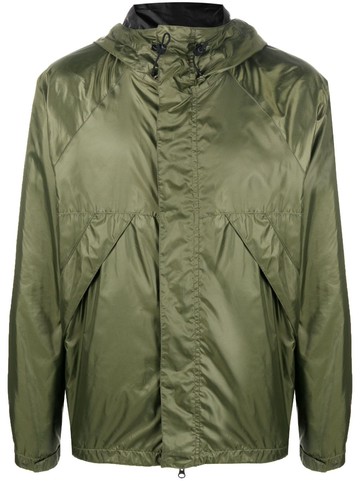 ASPESI - drawstring-hood windbreaker jacket - men - Polyester/Polyester - M - Green