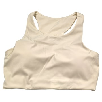 斜肩美背歐美風運動內衣 70g 1件  M  米白