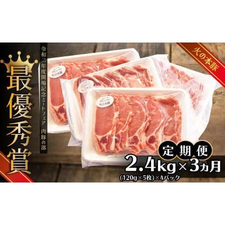 ふるさと納税 火の本豚 豚ロース（2400ｇ） 熊本県和水町