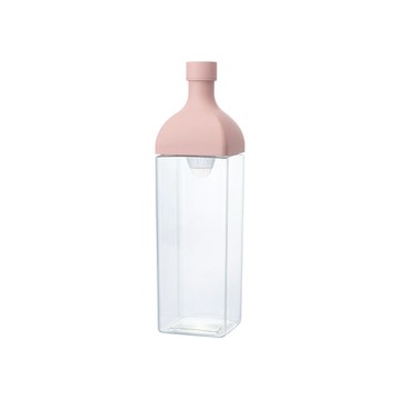 HARIO 日本製PCT水果飲料&冷泡茶壺-酒瓶造型-1200ml-粉色(KAB-120-SPR)