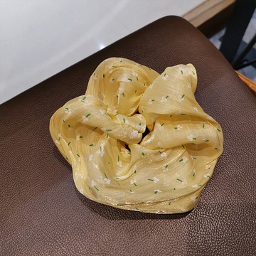 大腸發圈女夏季豬肥腸頭繩扎頭發發繩網紅年新款大號夏天頭花