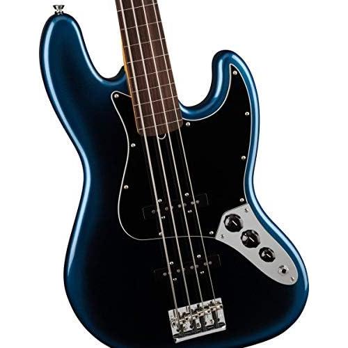 Fender エレキベース American Professional II Jazz Bass Fretless, Rosewood Fingerboard, Dark Night