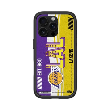 iPhone 16 Pro Mod NX 黑 - NBA - 復古球員卡-洛杉磯湖人 L.A. Lakers - Vintage Card