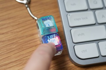 Work Life not Balance 減壓Keyboard制鎖匙扣