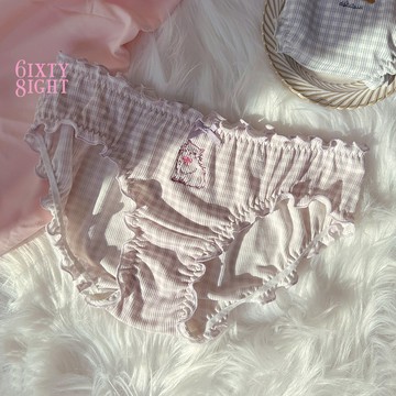 6IXTY8IGHT ROSANY PMP, 棉花糖莫代爾三角內褲女 PT15722