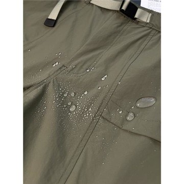 華華U家！男女情侶款！防潑水工藝！夏季戶外工裝短褲速干五分褲