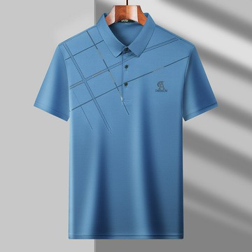 【巴黎精品】POLO衫短袖上衣-休閒薄款透氣清涼男裝8色a1ff44