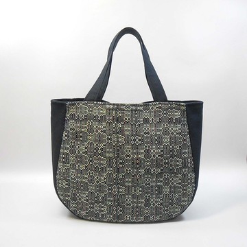 手織布-磁扣手提包02