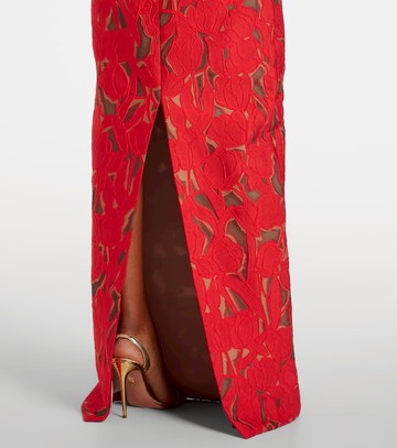 Emilia Wickstead Laelia jacquard corset dress