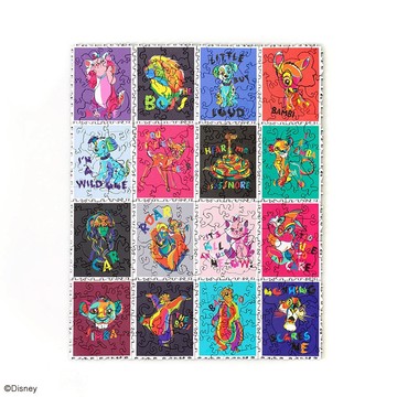 迪士尼郵票系列木質拼圖(經典)