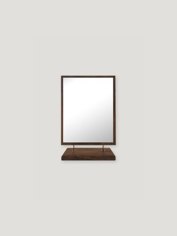 2-Level Adjustable Rotating Mirror (Walnut)