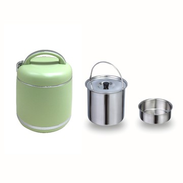 【GOLDEN FIRE 火牌】燜燒鍋 霧面系列-蘋果綠 2.0L--IH爐可用鍋(燜燒鍋 保溫 保冷 手提 不鏽鋼 台灣製造)