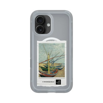 iPhone 16 AirX 流變灰 - Van Gogh Museum - 聖馬迪拉莫海邊的漁船