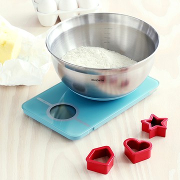 Brabantia 淡藍磅秤調理組