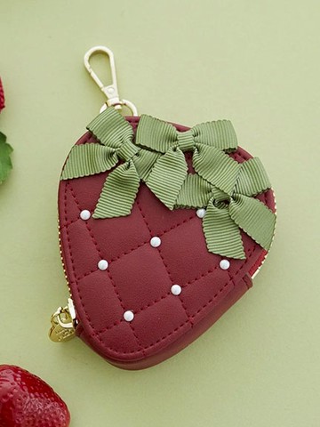 可口草莓造型零錢包吊飾(08001163200) - Maison de FLEUR