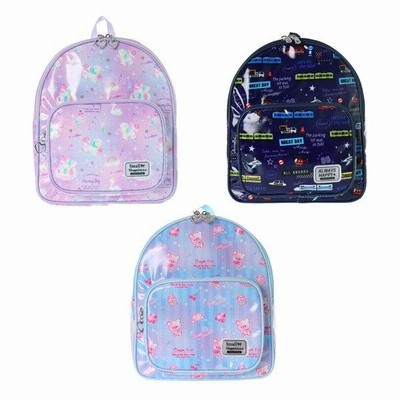 通園バック 通園リュック Coboca+ ビニールコーティング総柄 Dパック ラビット リュック 幼稚園 保育園 小学生 バックパック