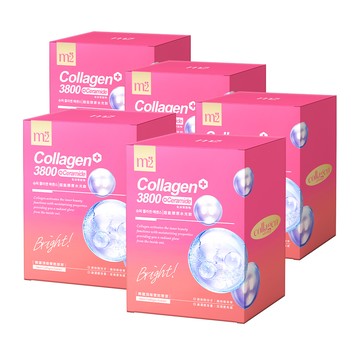 【m2美度】超能水光膠原飲 買2送3組 -孫藝珍推薦 膠原蛋白 保濕飲 (8入/5盒)