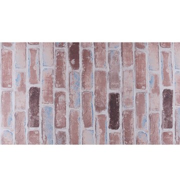 復古磚紋廚房防油貼紙自粘耐高溫客廳陽臺瓷磚翻新裝飾防水墻紙