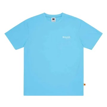 【預購】韓國 KODAK 雙面印花涼感短袖T恤 藍色BLUE