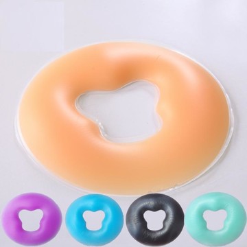 美容院硅膠俯枕趴枕枕頭美容臉墊無痕趴枕圓形U型趴墊枕夏枕