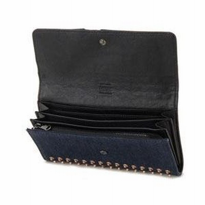 DIESEL デニム 長財布 関税込】◇DIESEL ディーゼル◇デニム ラウンドジップ 長財布